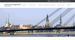 Desktop Screenshot of latviaimmigration.com
